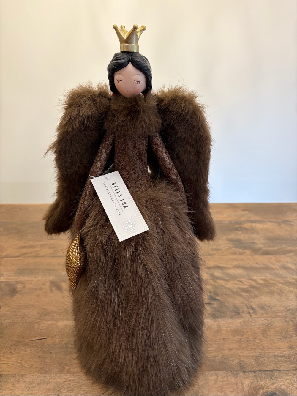Bella Lux Christmas Angel Viral Chocolate “Mink” VHTF - Picture 4 of 15